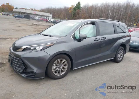 2025 Toyota Sienna Le from USA, damaged, VIN 5TDBRKEC7SS250994